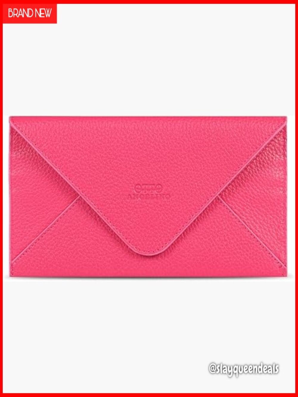Slim Genuine Leather Clutch Wallet with RFID Blocking and Phone Pocket
